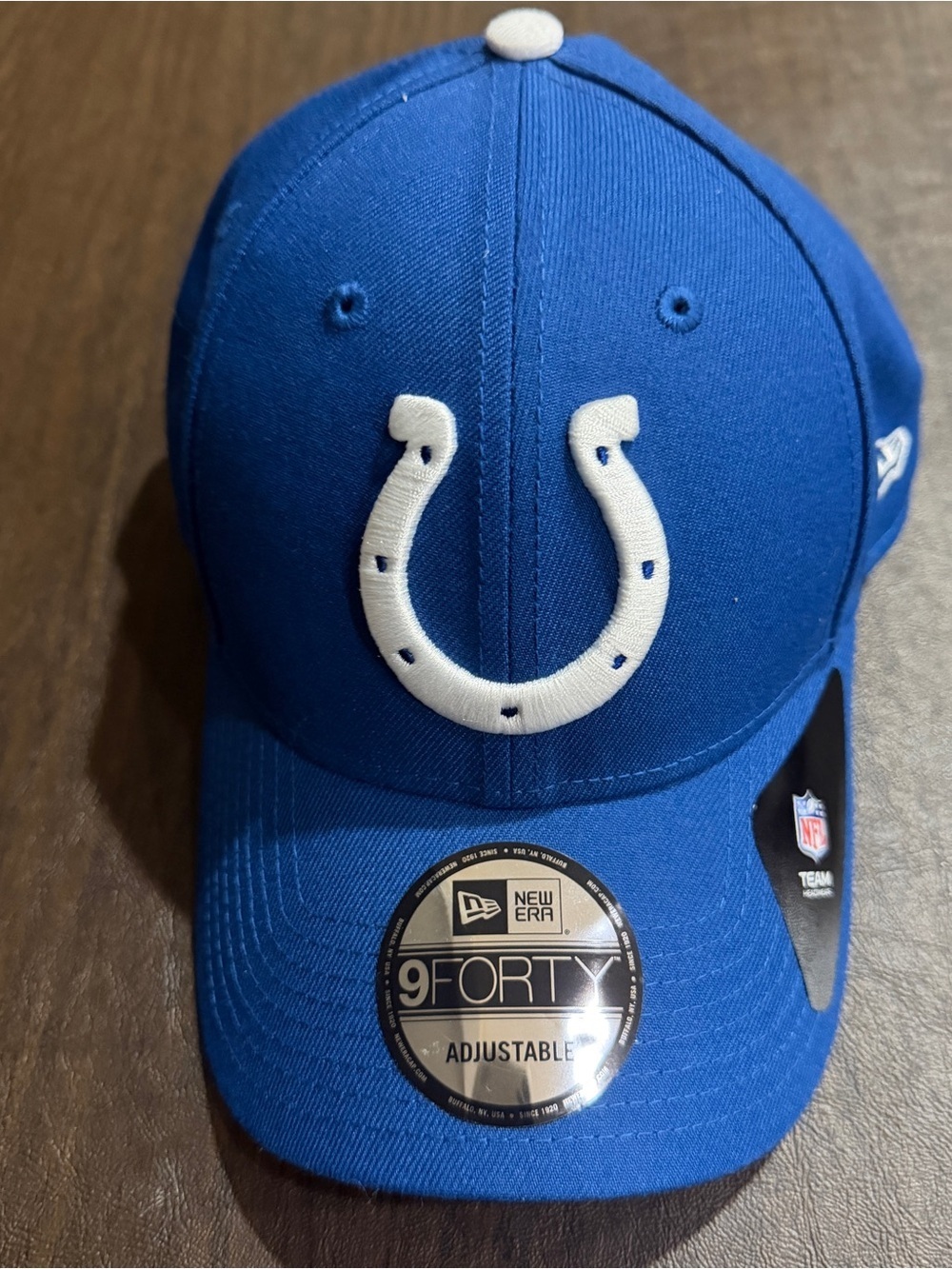 New Era 9FORTY Adjustable Colts Hat - Blue